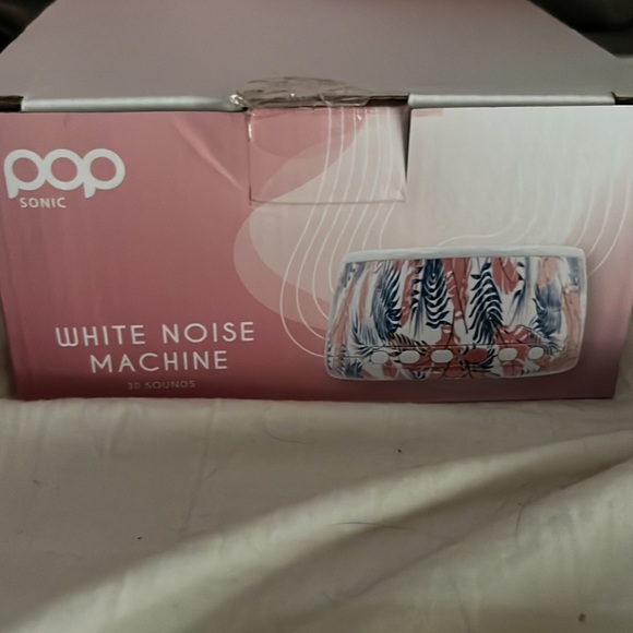 Pop Sonic White noise machine pink and blue feathers - Picture 4 of 5